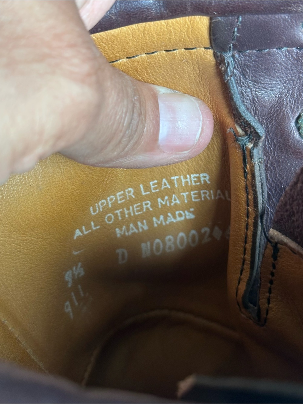 Matterhorn Brown Leather Work Boots Men’s Size‎ 9 1/2 - Picture 5 of 6